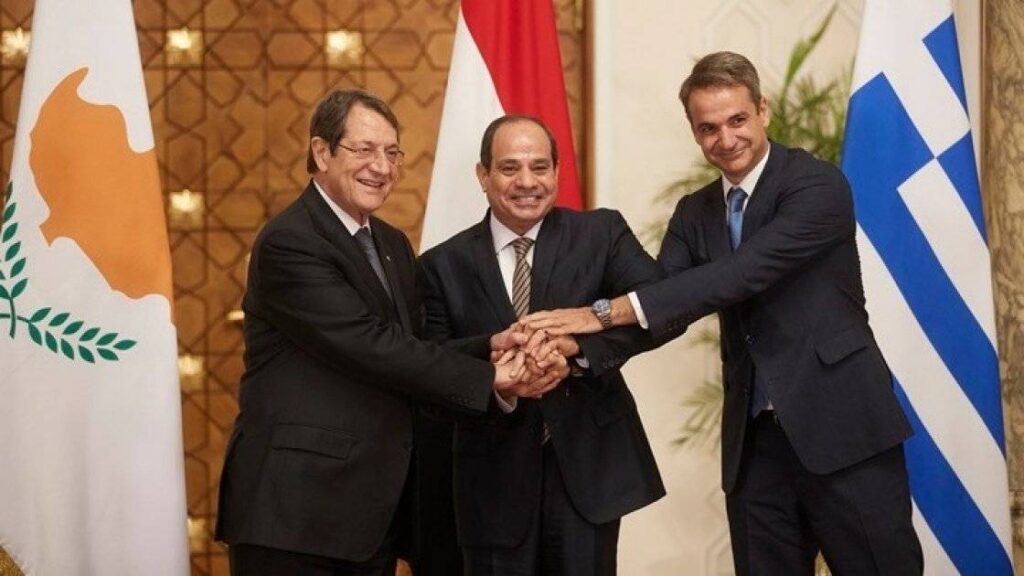 Tο κοινό ανακοινωθέν Μητσοτάκη – Αναστασιάδη – Αλ Σίσι μετά την Τριμερή