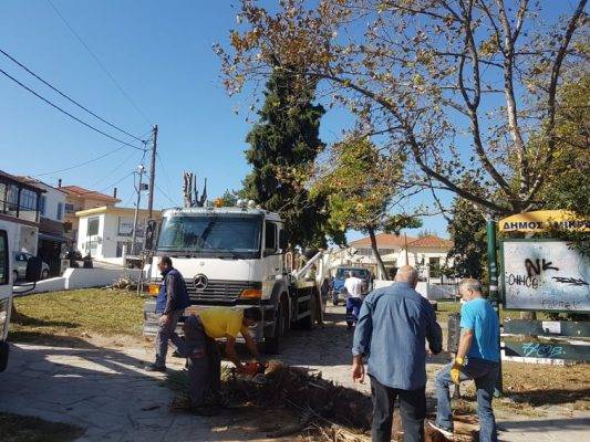 Παρεμβάσεις αναβάθμισης του αστικού πρασίνου στις Κοινότητες του δήμου Θέρμης