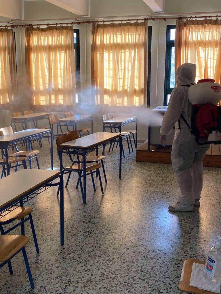 Δ. Δέλτα: Απολυμάνσεις σε τρία σχολεία και στο Δημοτικό Γυμναστήριο της Σίνδου