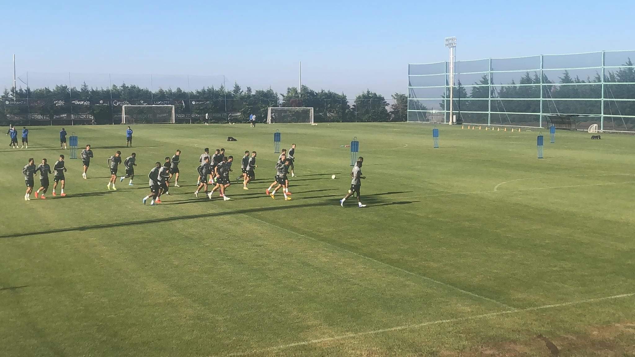 Η τελευταία προπόνηση πριν την πρεμιέρα στο Γιουρόπα Λιγκ (pics & vids)