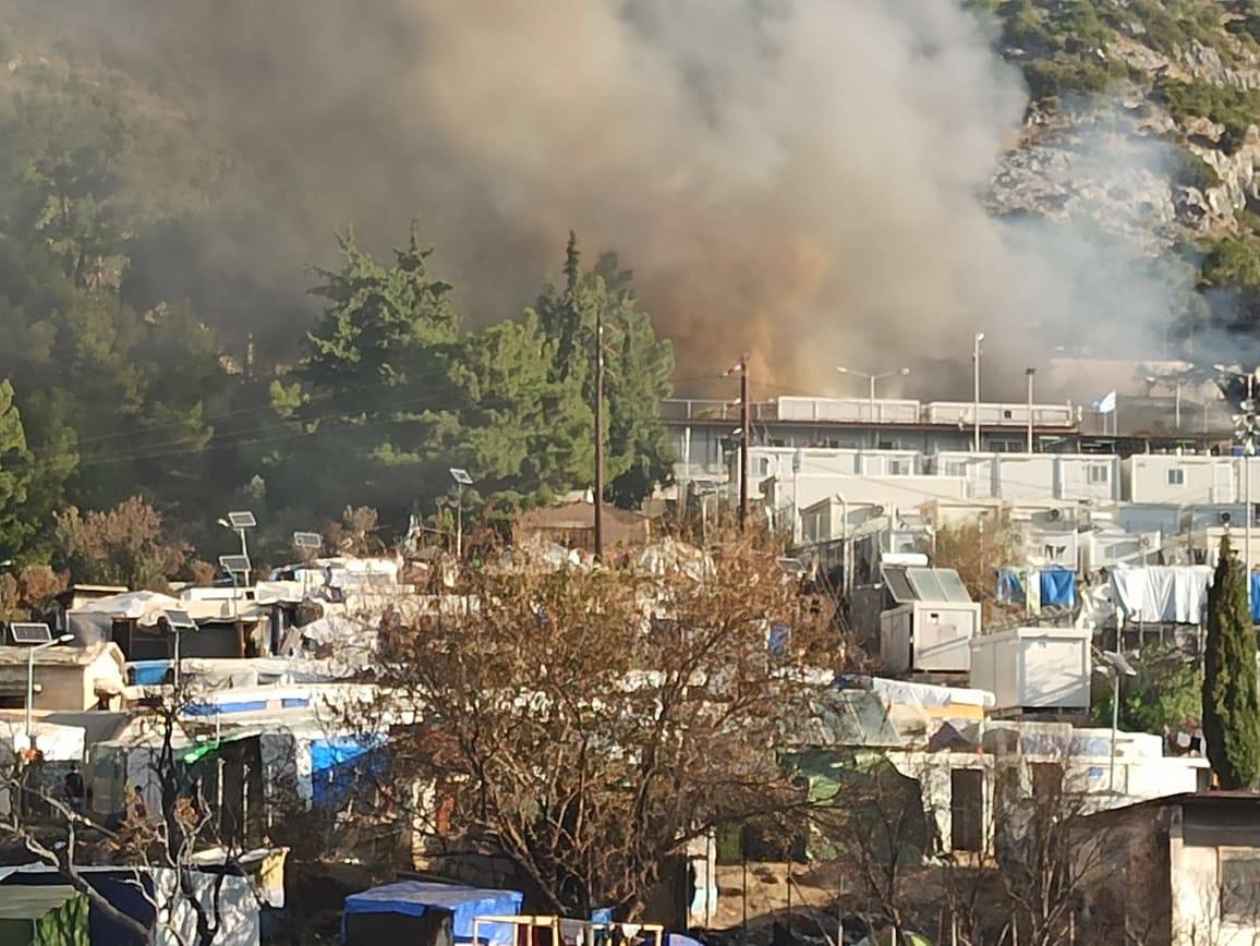 ΤΩΡΑ :Φωτιά στο ΚΥΤ Σάμου.