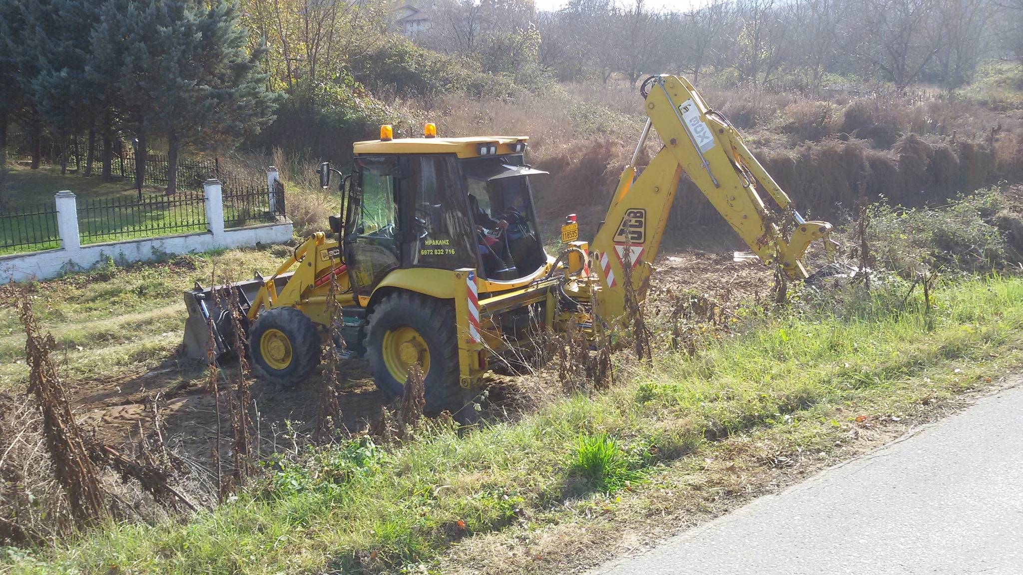Θέρμη: Ολοκληρώνεται ο καθαρισμός ρεμάτων στην Κοινότητα Λιβαδίου