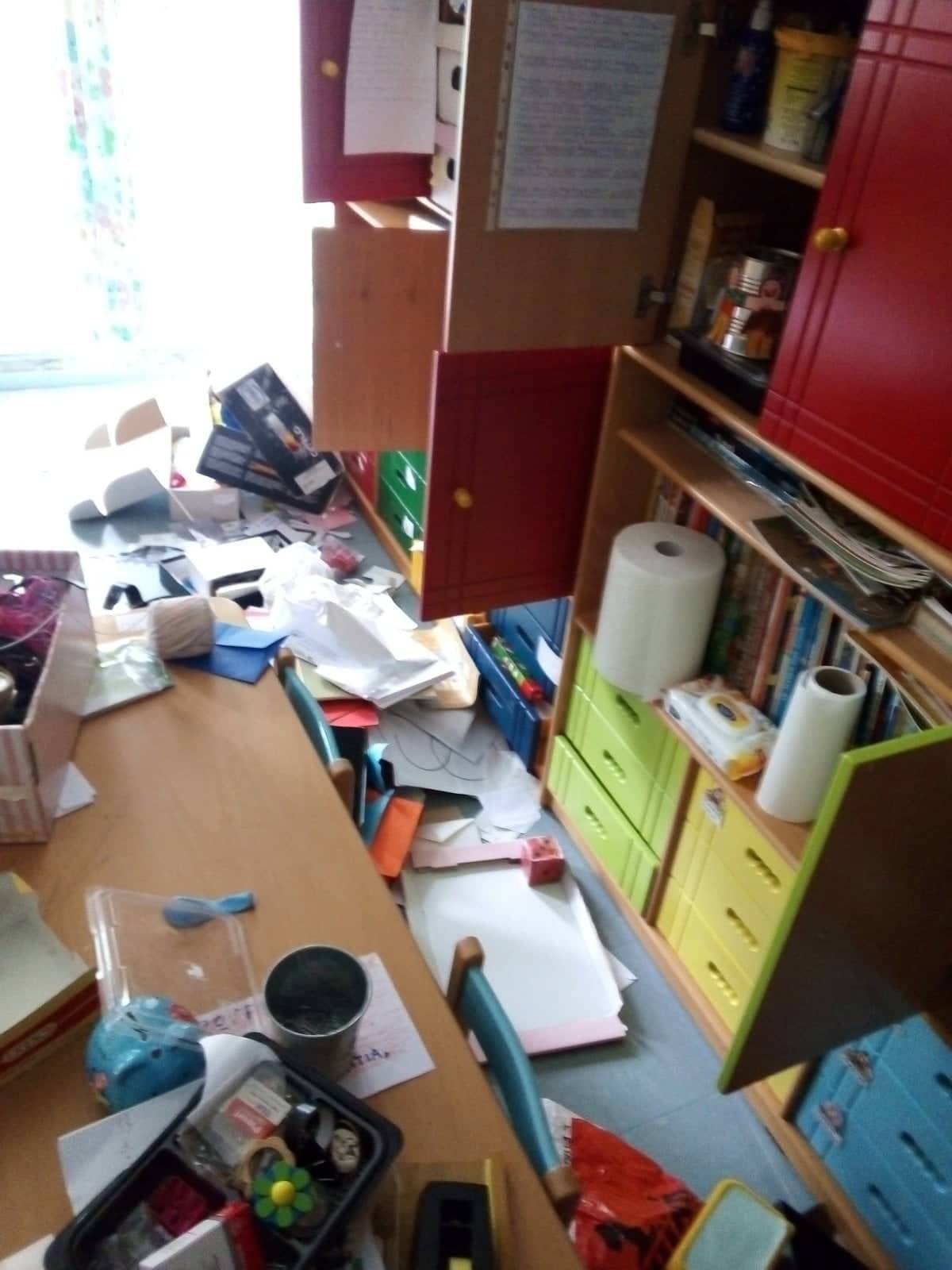 Θεσσαλονίκη: Άγνωστοι βανδάλισαν τον παιδικό σταθμό Λαγκαδά. (ΦΩΤΟ)