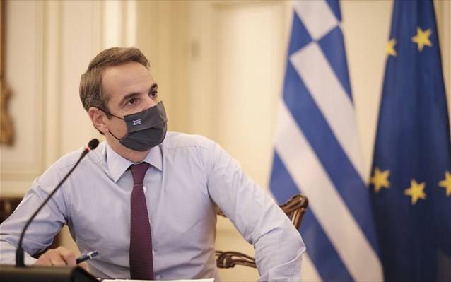 Τηλεφωνική επικοινωνία Μητσοτάκη-Μακρόν εν όψει της Συνόδου Κορυφής.