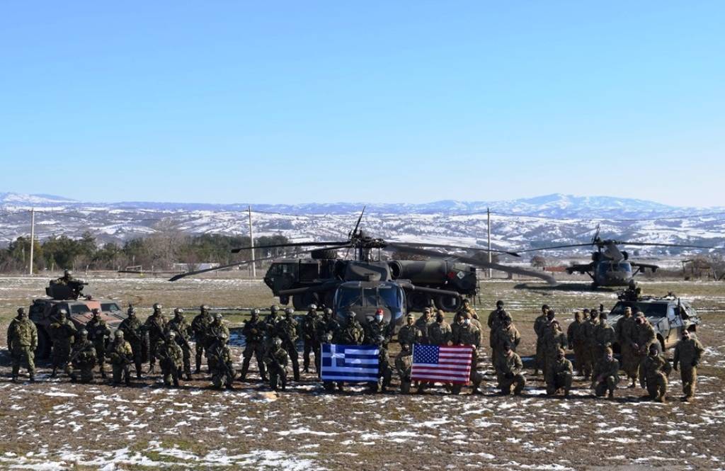 Συνεκπαίδευση μονάδων ενόπλων δυνάμεων Ελλάδας – ΗΠΑ στη Νέα Σάντα Κιλκίς