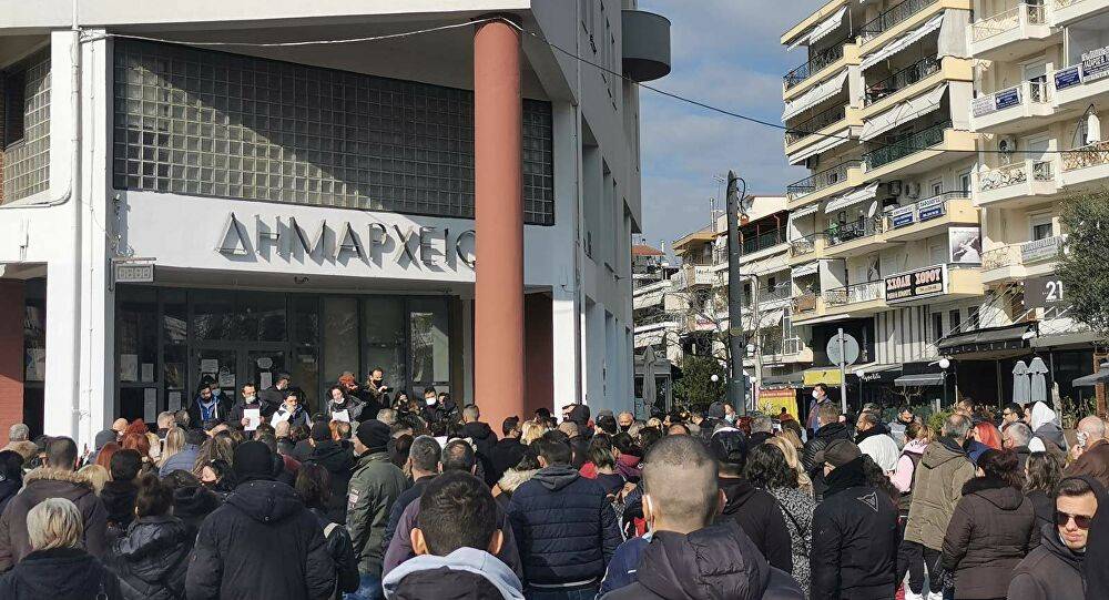 Συγκέντρωση και πορεία εργαζόμενων κατά του lockdown στον δήμο Κορδελιού-Ευόσμου