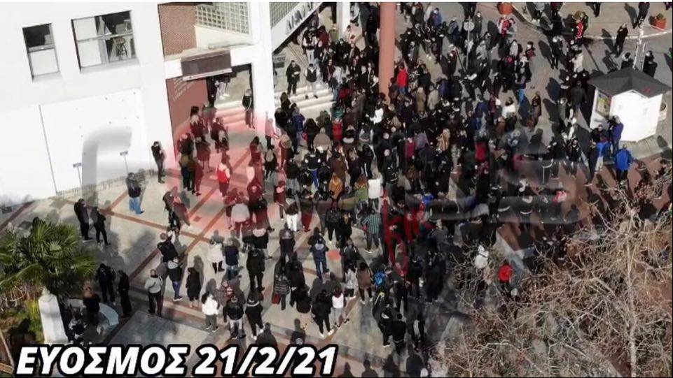 Συγκέντρωση και πορεία διαμαρτυρίας από τους κατοίκους Κορδελιού – Ευόσμου για το Lockdown και τις φήμες για hotspot παράνομων μεταναστών – ΑΠΟΚΛΕΙΣΤΙΚΕΣ ΕΙΚΟΝΕΣ ΑΠΟ DRONE