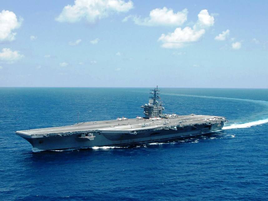 Κατέπλευσε στη ναυτική βάση Μαραθίου στη Σούδα το αεροπλανοφόρο «Eisenhower»