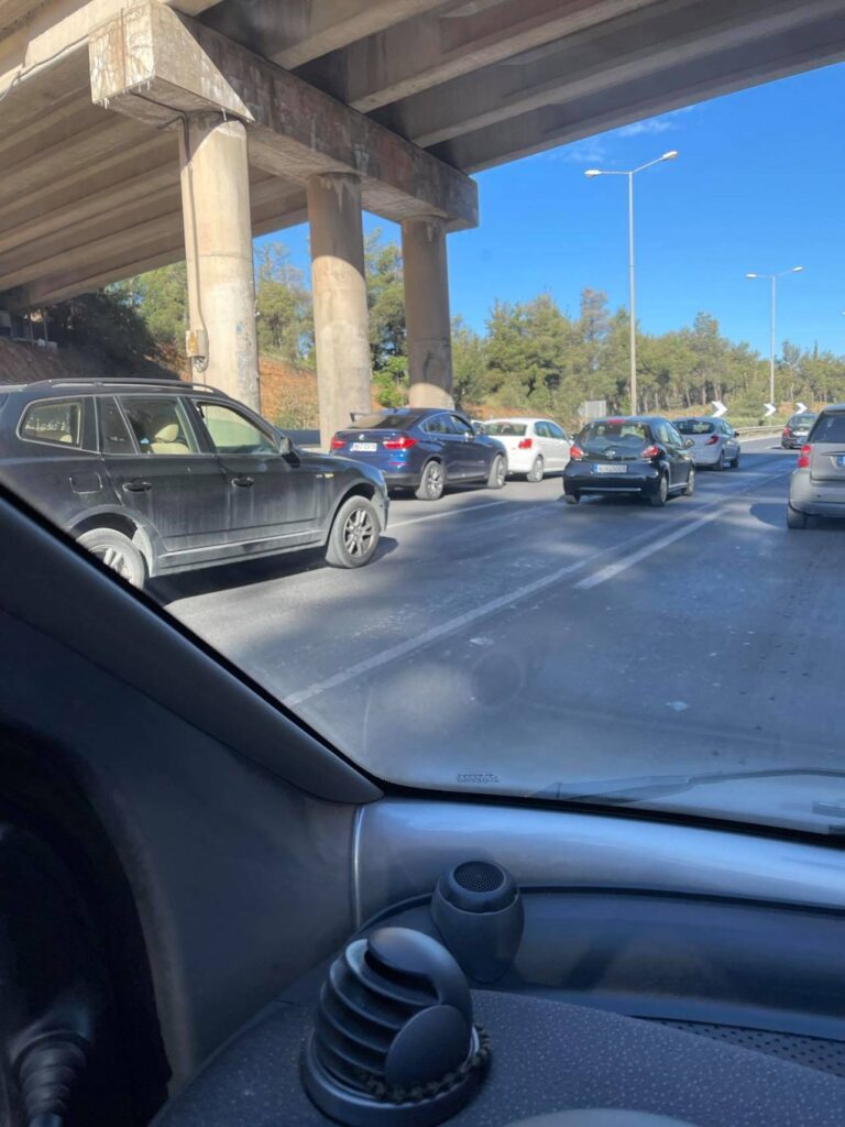 Θεσσαλονίκη: Μποτιλιάρισμα στον περιφερειακό με μέτωπο δυτικά