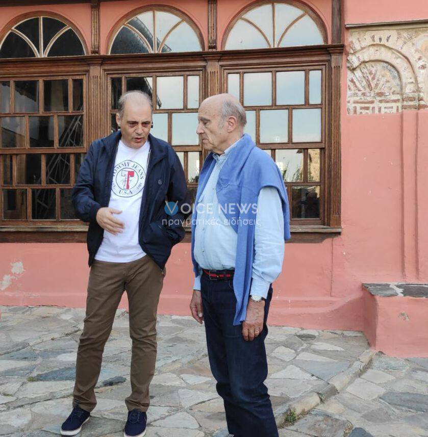 Συνάντηση του Κυριάκου Βελοπουλου με τον π.Πρωθυπουργό της Γαλλίας Αλέν Ζιπέ