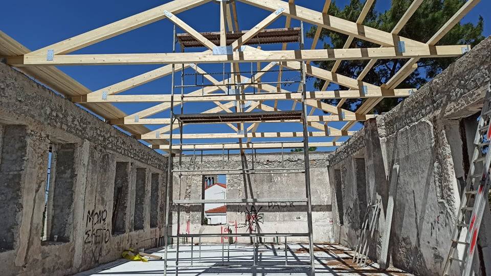 Ωραιόκαστρο: Προχωρούν οι εργασίες για την αποκατάσταση του Πνευματικού Κέντρου Νεοχωρούδας