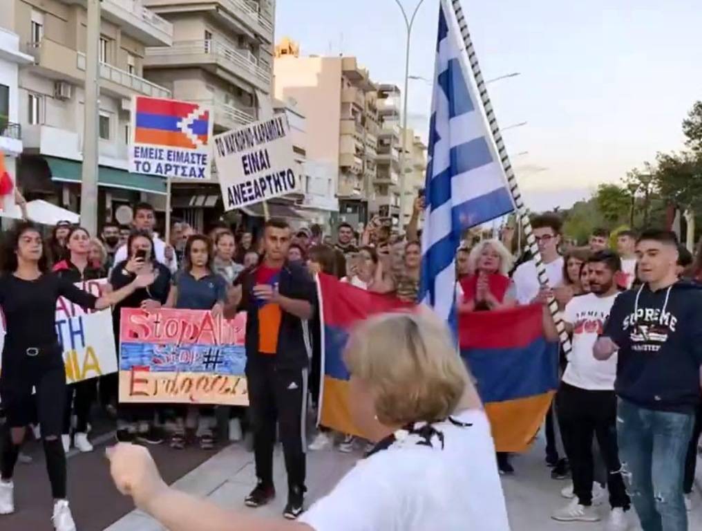 Καθιστική διαμαρτυρία των Αρμενίων σήμερα στη Θεσσαλονίκη