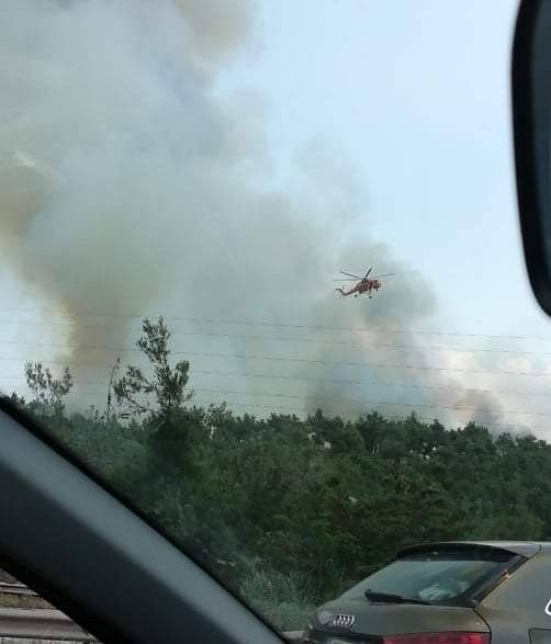 Σε ύφεση το πύρινο μέτωπο στο Σέιχ Σου – Άνοιξε η Περιφερειακή