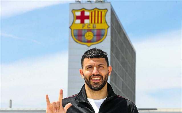 Πρώτη μέρα στη δουλειά στη Μπαρτσελόνα για τον Αγκουέρο