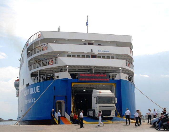 Μεγάλη η κίνηση στο λιμάνι της Θεσσαλονίκης