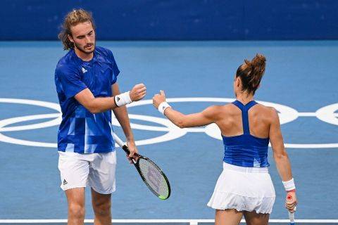 Το όνειρο ενός μεταλλίου στο super tie break έσβησε για τον Στέφανο και την Μαρία