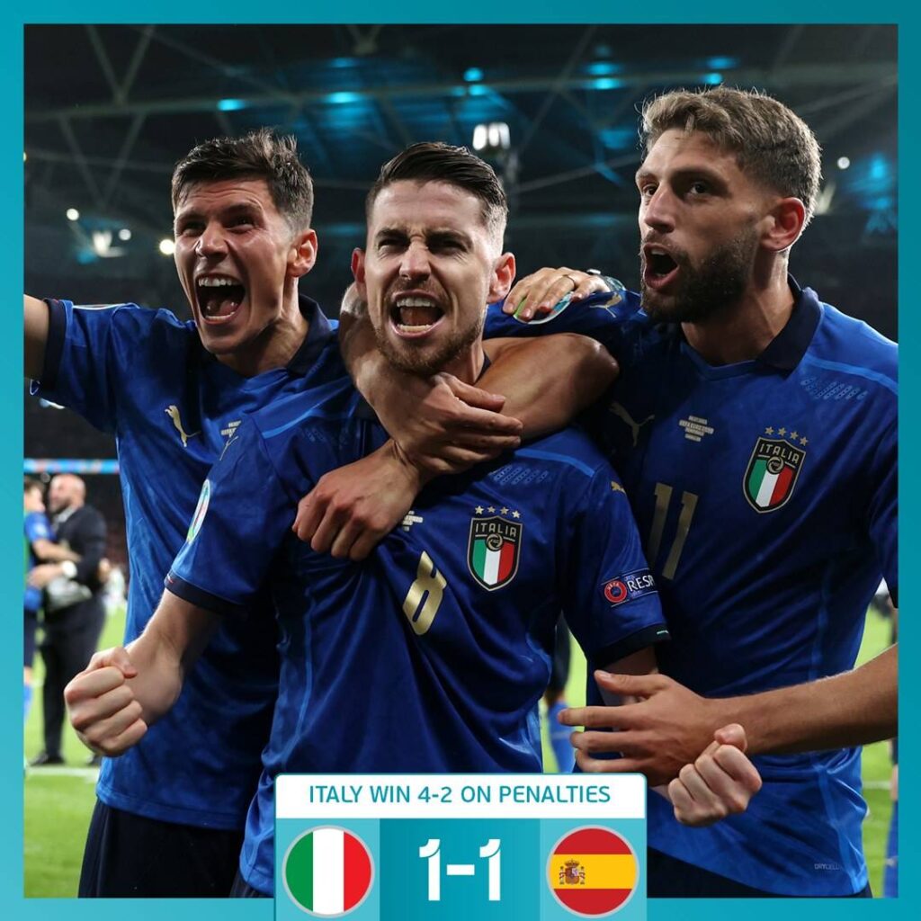 Η Ιταλία στον τελικό του EURO αποκλείοντας την Ισπανία