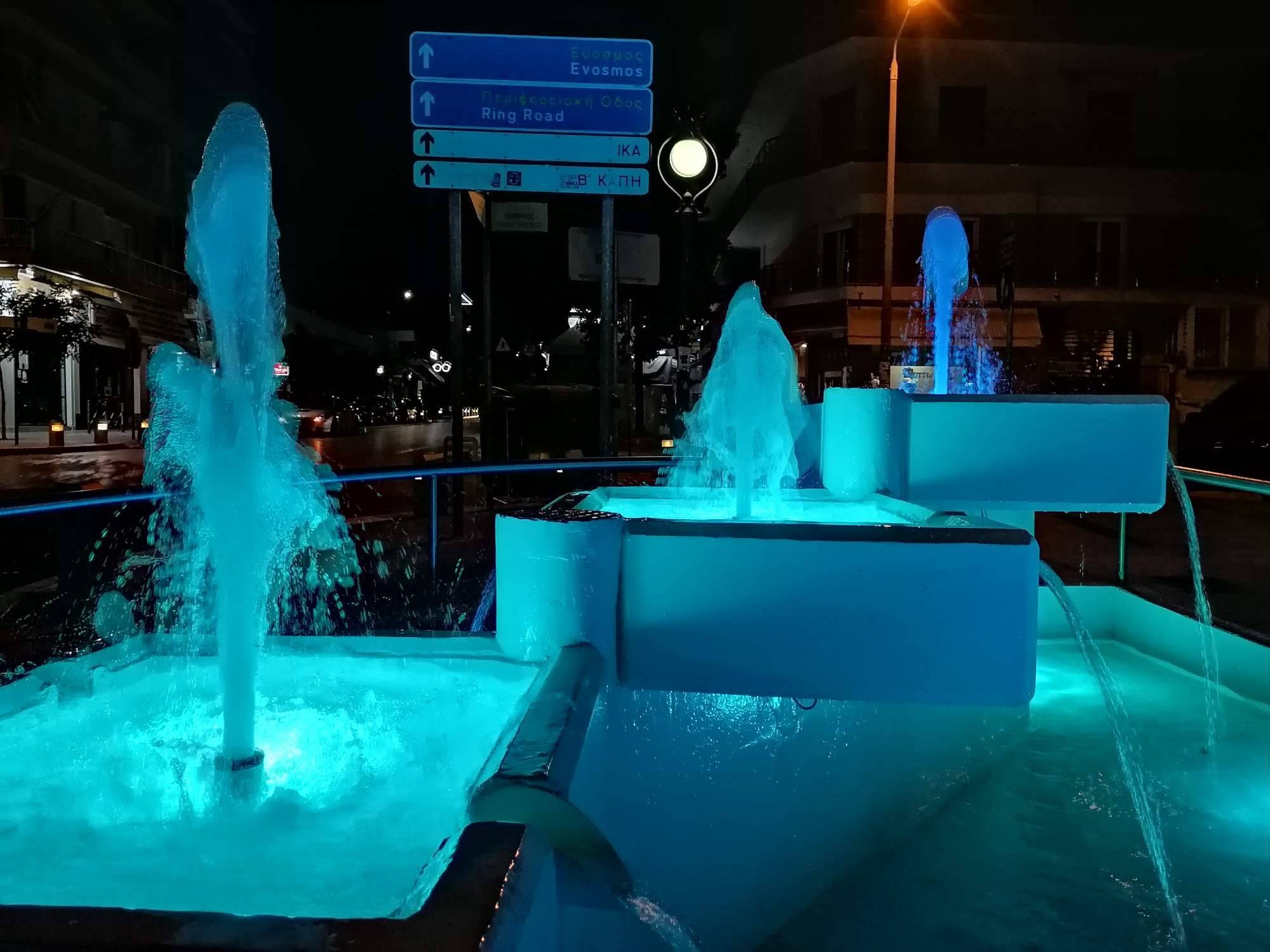 Θεσσαλονίκη: Λειτουργεί μετά από χρόνια το σιντριβάνι στο Κορδελιό (ΦΩΤΟ)