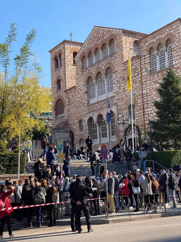 Θεσσαλονίκη: Πανηγυρική Δοξολογία για τη γιορτή του πολιούχου
