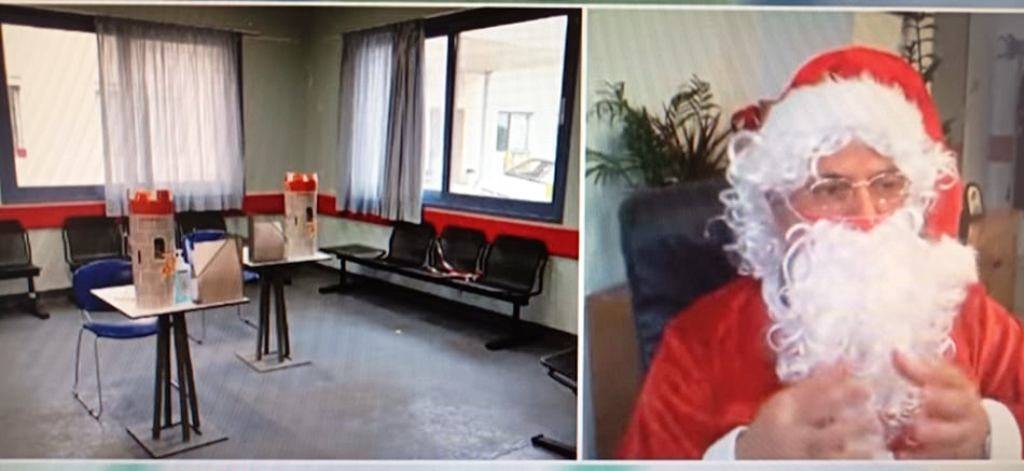 BINTEO: Ντύθηκε Αη Βασίλης ο διοικητής του Γενικού Νοσοκομείου Χανίων για να υποδέχεται τα παιδιά 5-11 για εμβολιασμό!