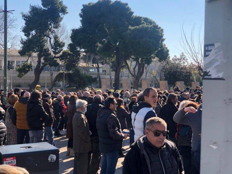 Συγκέντρωση κατα της υποχρεωτικότητας του εμβολιασμού στη Θεσσαλονίκη