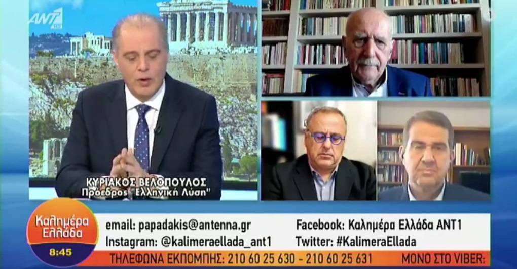 Η ευθύνη για το μπάχαλο βαρύνει τον Πρωθυπουργό – Καταπέλτης ο Κυριάκος Βελόπουλος στον ΑΝΤ1 και τον Γ. Παπαδάκη