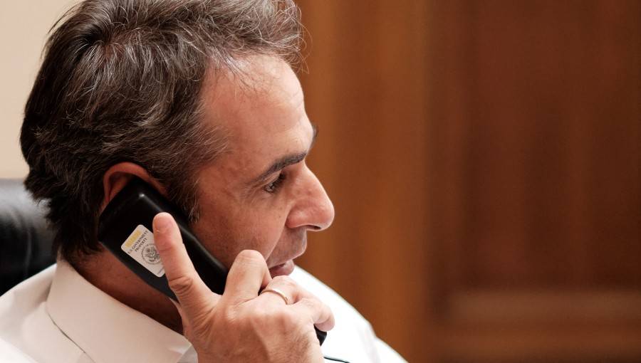 Τηλεφωνική επικοινωνία Μητσοτάκη-Ζελένσκι