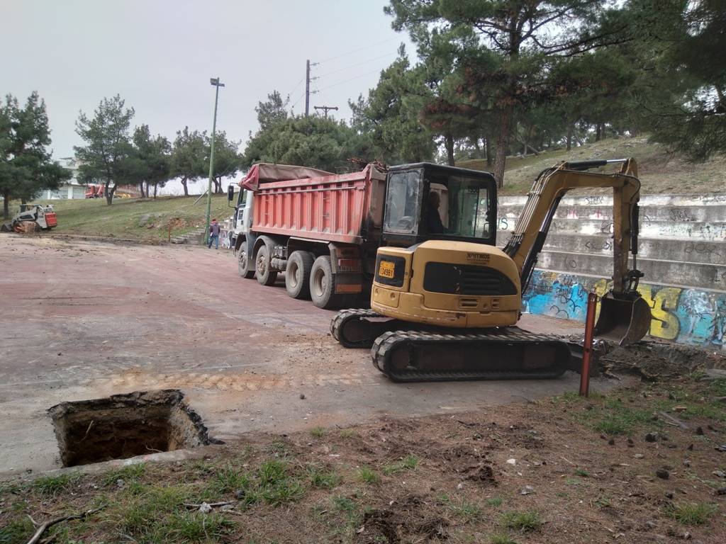 Ξεκίνησε από την Ευκαρπία το έργο αναβάθμισης 16 αθλητικών εγκαταστάσεων του Δήμου Παύλου Μελά