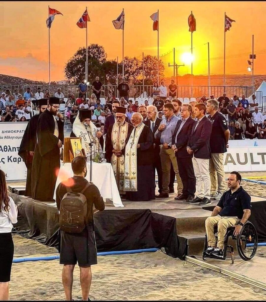 Σάλος στην Κρήτη: Άφησαν εκτός βάθρου τον πρόεδρο της Παραολυμπιακής Επιτροπής σε εγκαίνια!