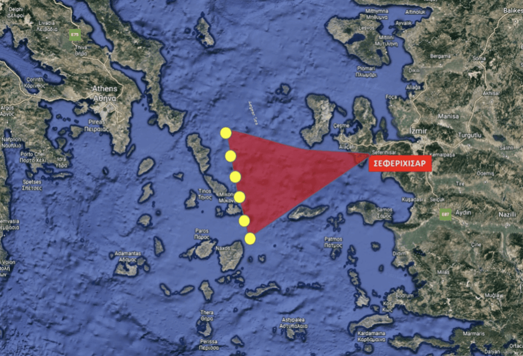 Οι Τούρκοι ανακοίνωσαν επιχείρηση έρευνας-διάσωσης στις Κυκλάδες