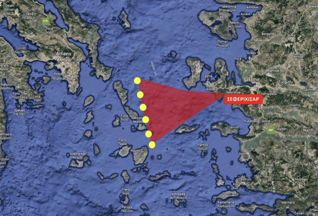 Οι Τούρκοι ανακοίνωσαν επιχείρηση έρευνας-διάσωσης στις Κυκλάδες