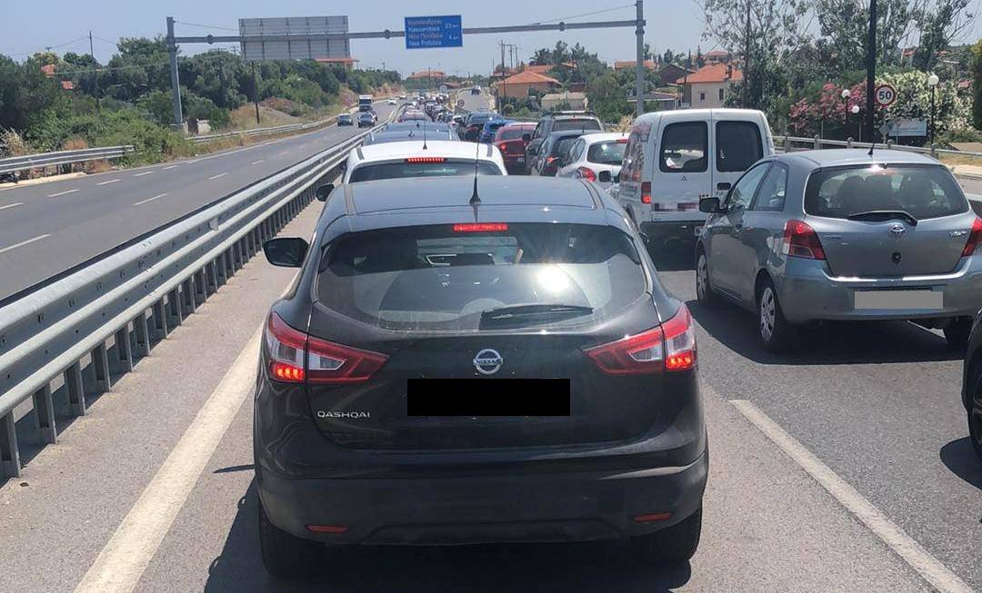 Αυξημένη η κίνηση προς Χαλκιδική από το πρωί