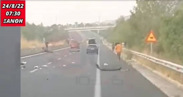 Video – Τροχαίο με παράνομους μετανάστες στην Χρυσούπολη