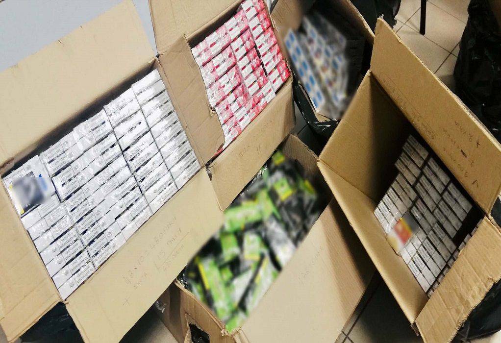 Τρεις συλλήψεις με λαθραία τσιγάρα στη Θεσσαλονίκη