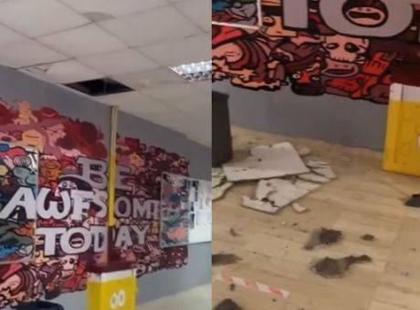 Ηγουμενίτσα: Με τις πρώτες βροχές έπεσαν κομμάτια από γύψινη οροφή του 2ου ΓΕΛ