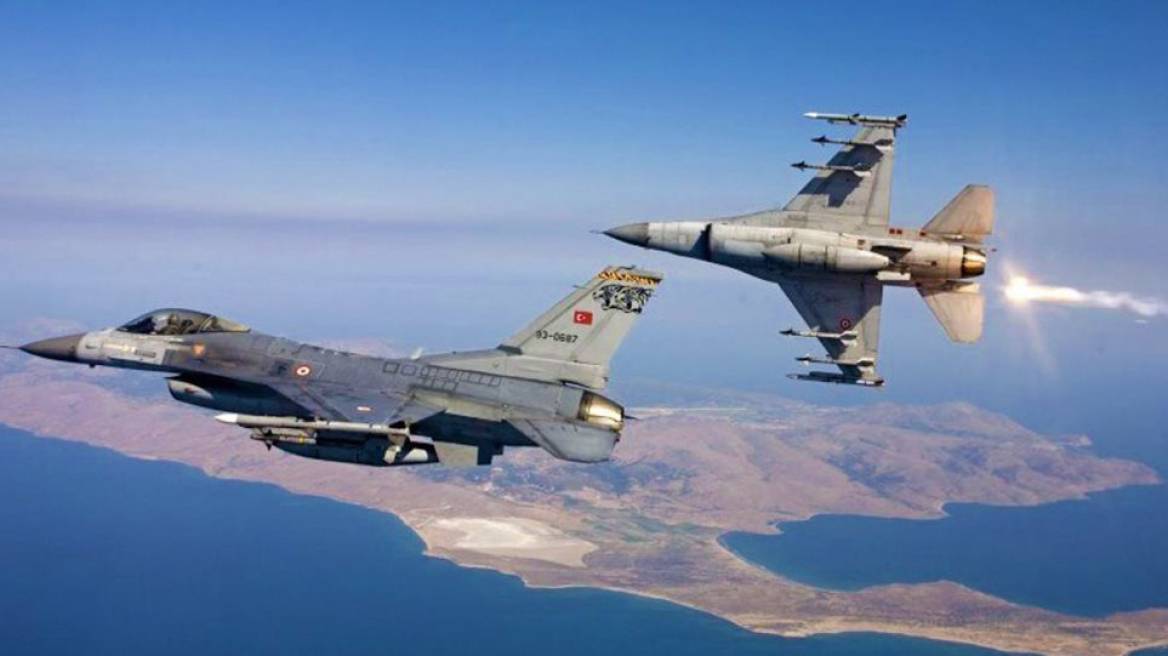 Νέα τουρκική πρόκληση: F-16 πέταξαν πάνω από Μεγίστη και Ρω