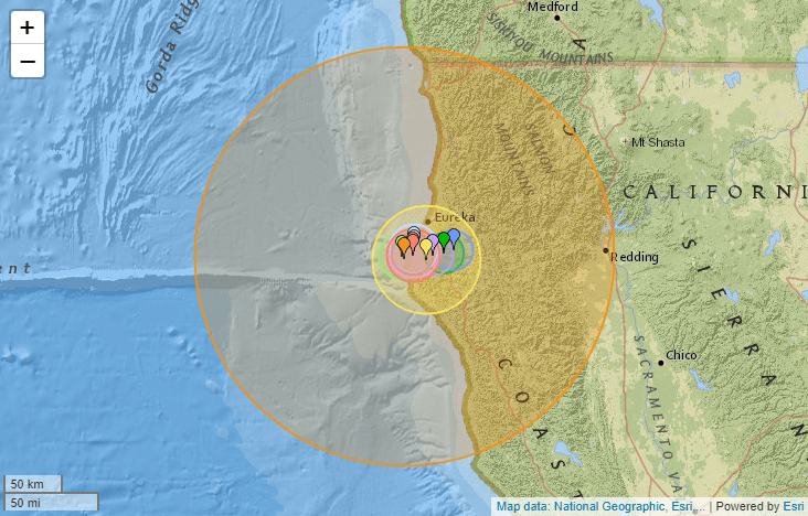 ΗΠΑ: Ισχυρός σεισμός 6,4 Ρίχτερ στη Βόρεια Καλιφόρνια