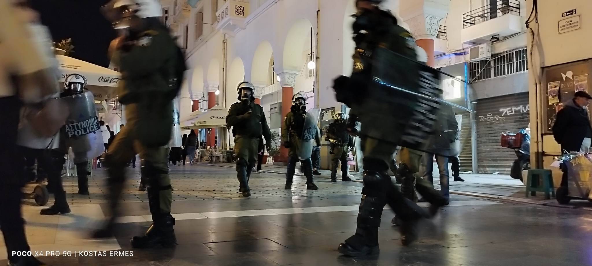 Θεσσαλονίκη: Τρεις συλλήψεις για τα χτεσινά επεισόδια στο κέντρο