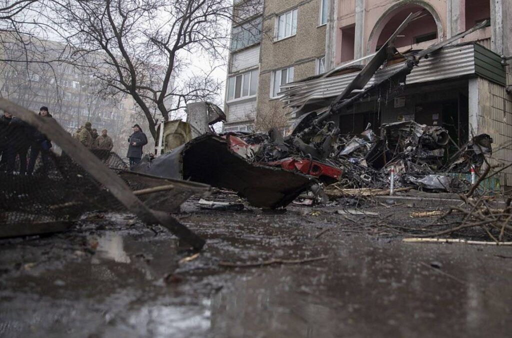 Συντριβή ελικοπτέρου στην Ουκρανία: Τελικός απολογισμός με 14 νεκρούς