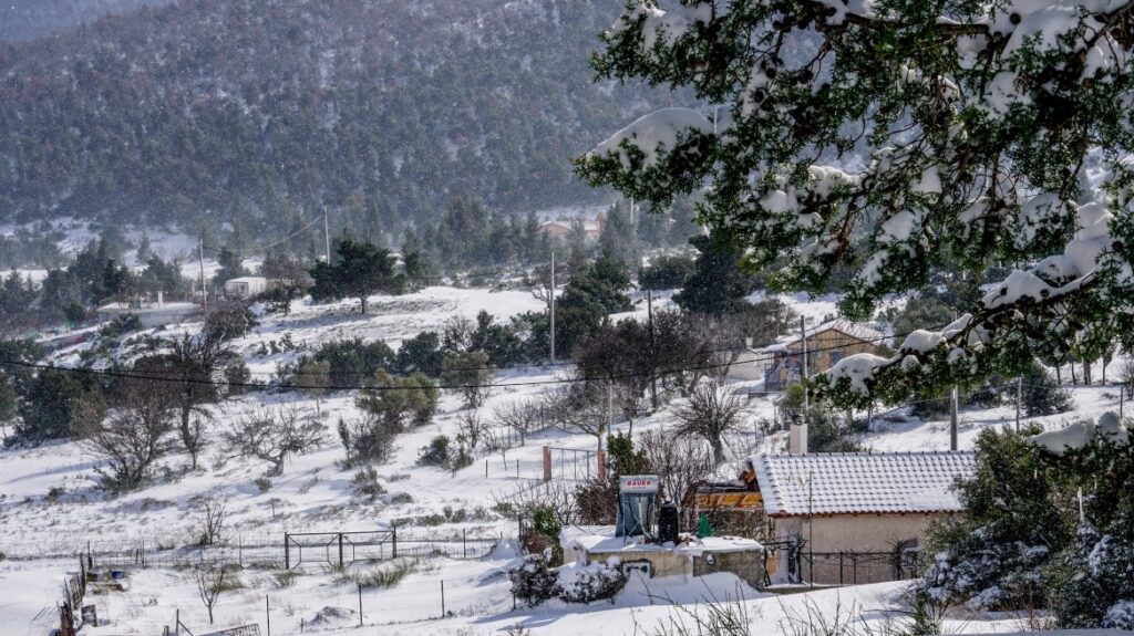 Παγετός στα ορεινά της Ημαθίας- Στους -16°C η θερμοκρασία σήμερα το πρωί
