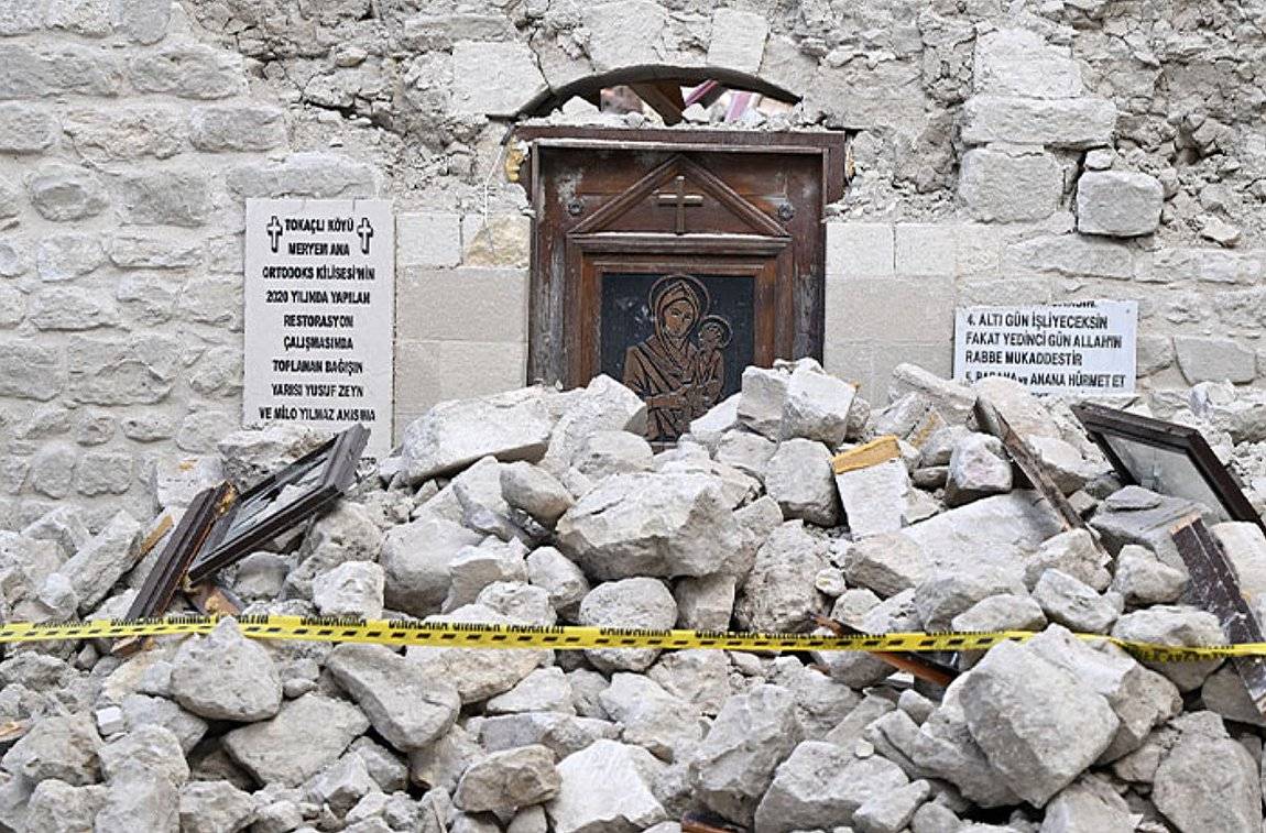 Τουρκία: Ελληνορθόδοξη εκκλησία 700 ετών καταστράφηκε από τον σεισμό