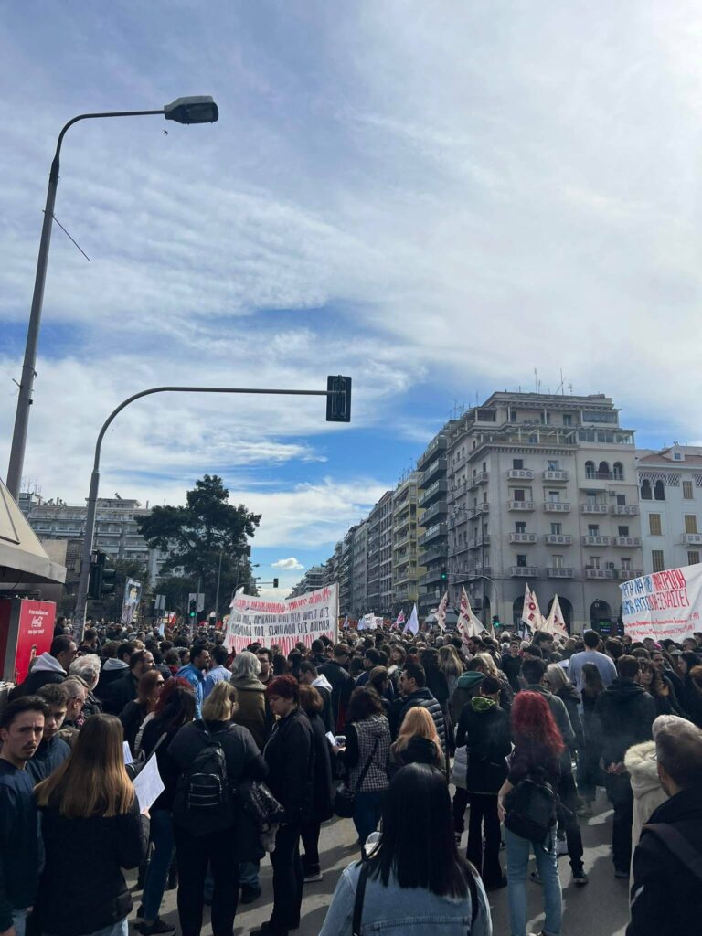 ΒΙΝΤΕΟ: Μεγαλειώδης συγκέντρωση στο κέντρο της Θεσσαλονίκης