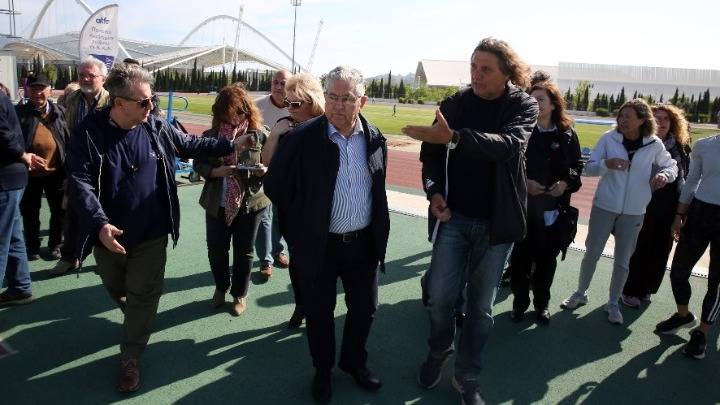 Επίσκεψη Δ. Κουτσούμπα στο ΟΑΚΑ: Να στηριχτούν αθλητές και προπονητές, θέλουμε αθλητισμό για όλους