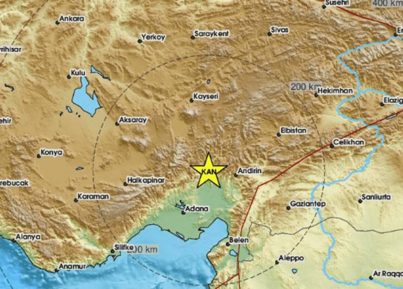 Σεισμός τώρα στην Τουρκία – 5,5 Ρίχτερ κοντά στα Άδανα