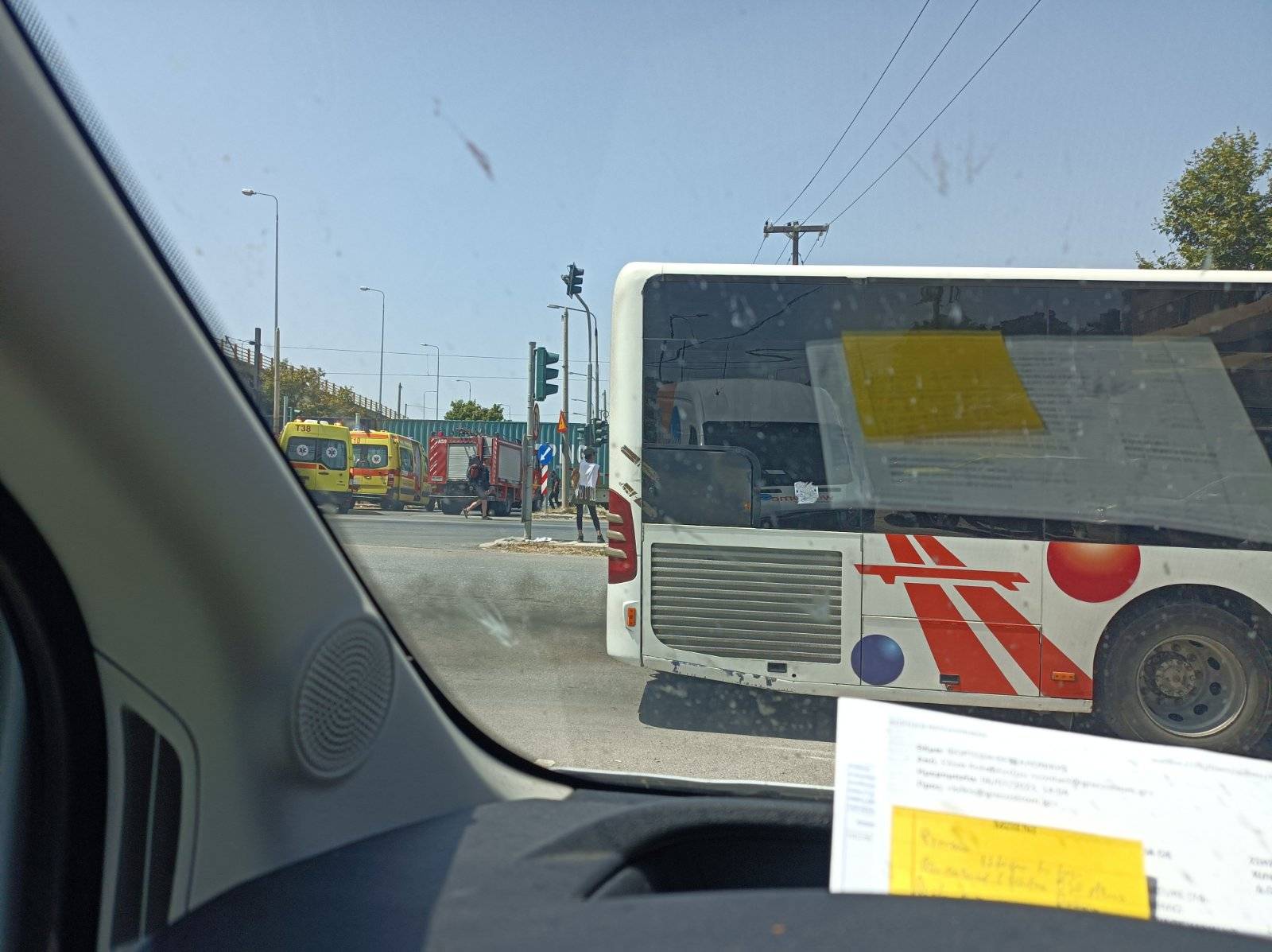 Θεσσαλονίκη: Παράσυρση μηχανής από τρένο στη Μοναστηρίου