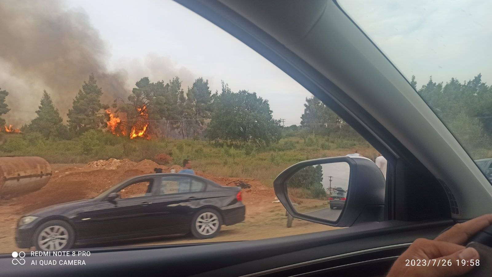 ΕΚΤΑΚΤΟ-Εστία φωτιάς στην Καλλιθέα Χαλκιδικής