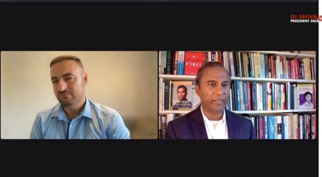 Ο υποψήφιος για την Προεδρία των Η.Π.Α Δρ. ΣΙΒΑ ΑΓΙΑΝΤΟΥΡΑΝΙ στον Focus FM 103.6