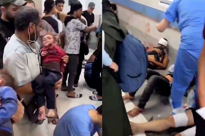 Παγκόσμια οργή για τον βομβαρδισμό του νοσοκομείου στη Γάζα – Τουλάχιστον 500 νεκροί // BINTEO