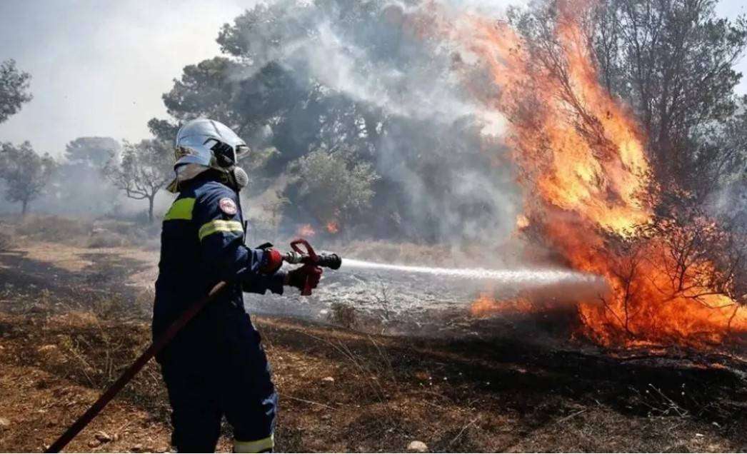Υπό μερικό έλεγχο η φωτιά στη Δράμα