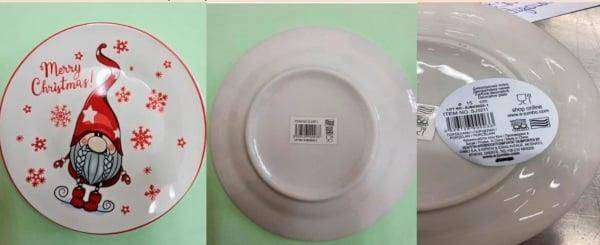 Προσοχή: Ο ΕΦΕΤ ανακαλεί πιάτο με χριστουγενιάτικη διακόσμηση από το Jumbo